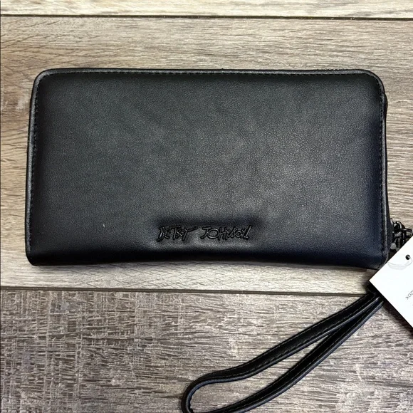 NWT Betsey Johnson Halloween Bats Zip Around Wallet Clutch - Picture 3 of 9